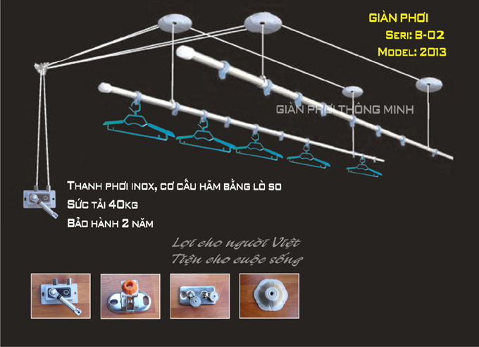 giàn phơi duy lợi